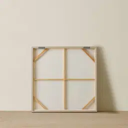 Crimson Silence Painting 100x100cm