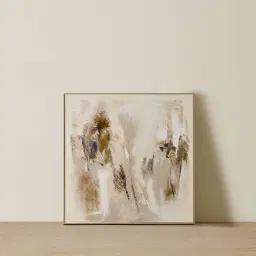 Crimson Silence Painting 100x100cm