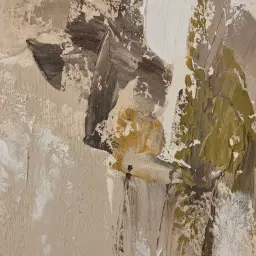 Crimson Silence Painting 100x100cm