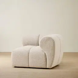 Quincy Slate Grey Fabric Corner Module