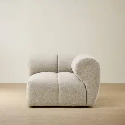 Quincy Slate Grey Fabric Corner Module