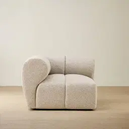 Quincy Slate Grey Fabric Corner Module