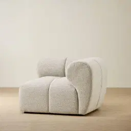 Quincy Slate Grey Fabric Corner Module