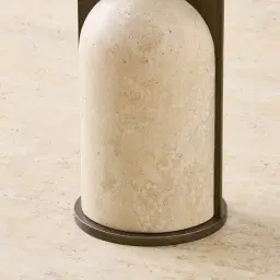 Hazel Travertine Side Table