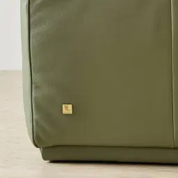 Crosby Light Green Leather Right Arm Module