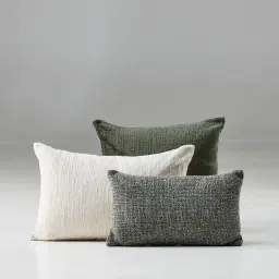 Green Chenille Fabric Cushion 40x60