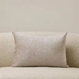 Beige Latte Chenille Fabric Cushion 40x60