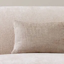 Beige Latte Chenille Fabric Cushion 30x50