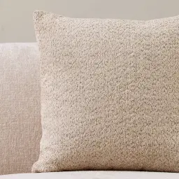 Mid Beige Woven Fabric Cushion 50x50