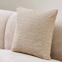 Mid Beige Woven Fabric Cushion 50x50