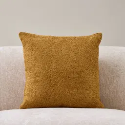 Vintage Mustard Woven Fabric Cushion 50x50