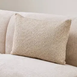 Mid Beige Woven Fabric Cushion 40x60