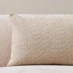 Mid Beige Woven Fabric Cushion 40x60