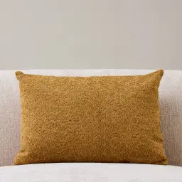 Vintage Mustard Woven Fabric Cushion 40x60