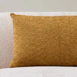 Vintage Mustard Woven Fabric Cushion 40x60