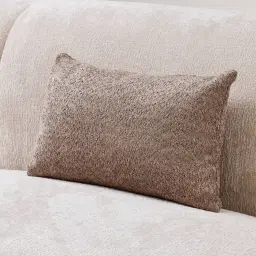 Warm Taupe Woven Fabric Cushion 30x50