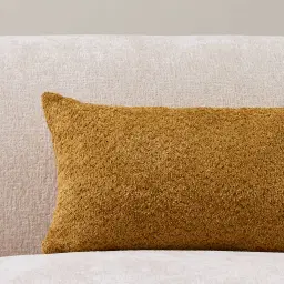 Vintage Mustard Woven Fabric Cushion 30x50