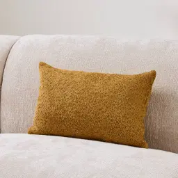 Vintage Mustard Woven Fabric Cushion 30x50