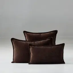 Mousse Brown Fabric Cushion 50x50