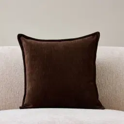 Mousse Brown Fabric Cushion 50x50