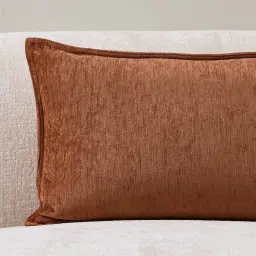 Rust Chenille Fabric Cushion 40x60