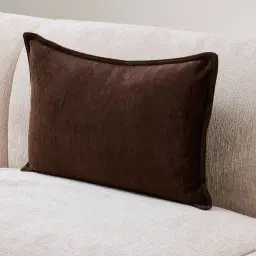 Mousse Brown Fabric Cushion 40x60