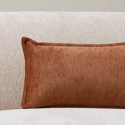 Rust Chenille Fabric Cushion 30x50