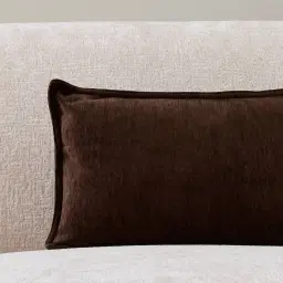 Mousse Brown Fabric Cushion 30x50