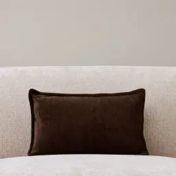 Mousse Brown Fabric Cushion 30x50