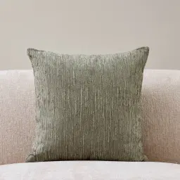 Sage Green Chenille Fabric Cushion 50x50