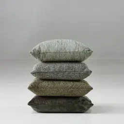 Sage Green Chenille Fabric Cushion 50x50