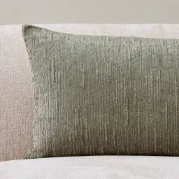 Sage Green Chenille Fabric Cushion 40x60