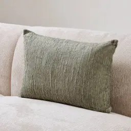 Sage Green Chenille Fabric Cushion 40x60