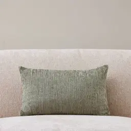 Sage Green Chenille Fabric Cushion 30x50