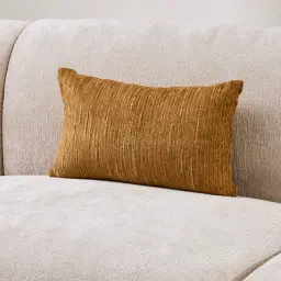 Canola Yellow Chenille Fabric Cushion 30x50