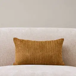 Canola Yellow Chenille Fabric Cushion 30x50