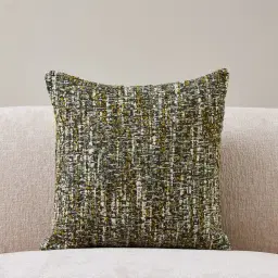 Fern Green Woven Fabric Cushion 50x50