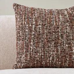 Auburn Red Woven Fabric Cushion 50x50