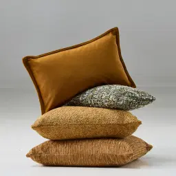 Fern Green Woven Fabric Cushion 40x60