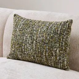 Fern Green Woven Fabric Cushion 40x60