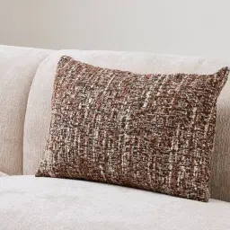 Auburn Red Woven Fabric Cushion 40x60