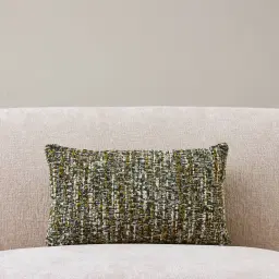 Fern Green Woven Fabric Cushion 30x50