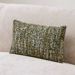 Fern Green Woven Fabric Cushion 30x50