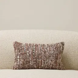 Auburn Red Woven Fabric Cushion 30x50