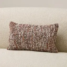 Auburn Red Woven Fabric Cushion 30x50