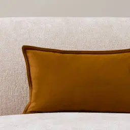 Velvet Mustard Velveteen Cushion 30x50