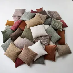 Beige Latte Chenille Fabric Bolster Cushion 60x20