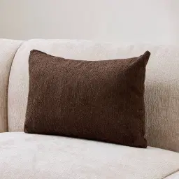 Belgian Chocolate Chenille Cushion 40x60