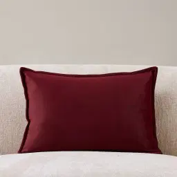 Bordeaux Red Velveteen Cushion 40x60