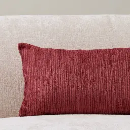 Bordeaux Red Chenille Fabric Cushion 30x50